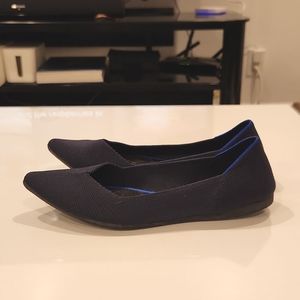 Rothy's flats, navy, size 6
